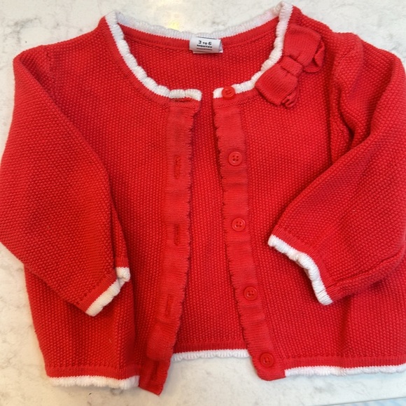 Girls outfit lot Janie & Jack sweater & headband and Mayoral sweater dress 3-6M - Picture 4 of 5